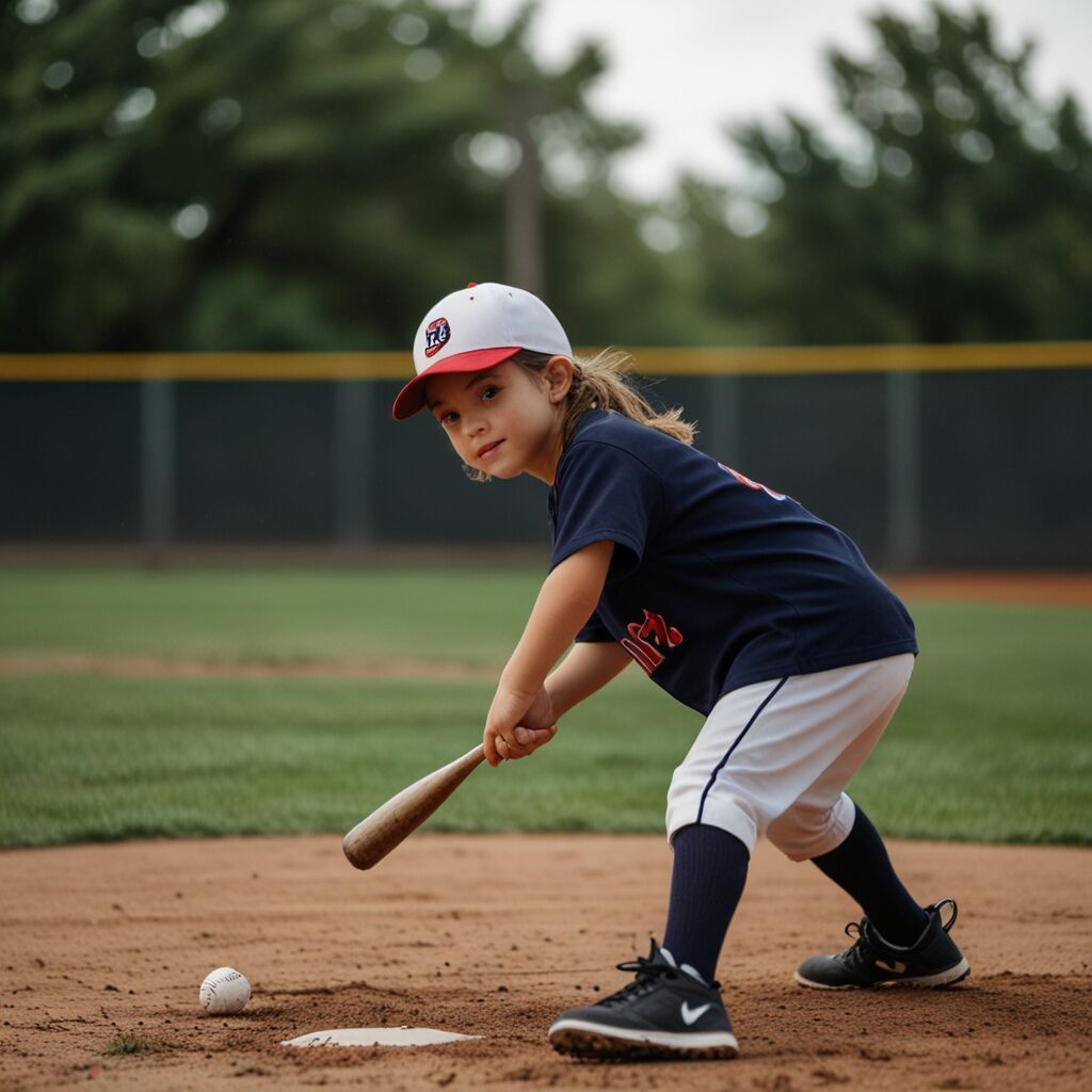 Professional athlete autographing bat