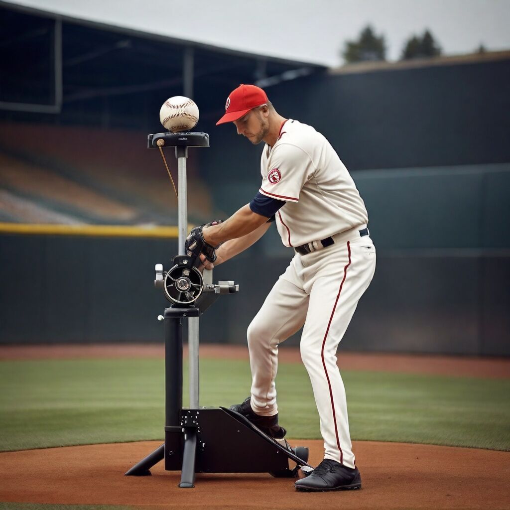 Baseball pitching practice