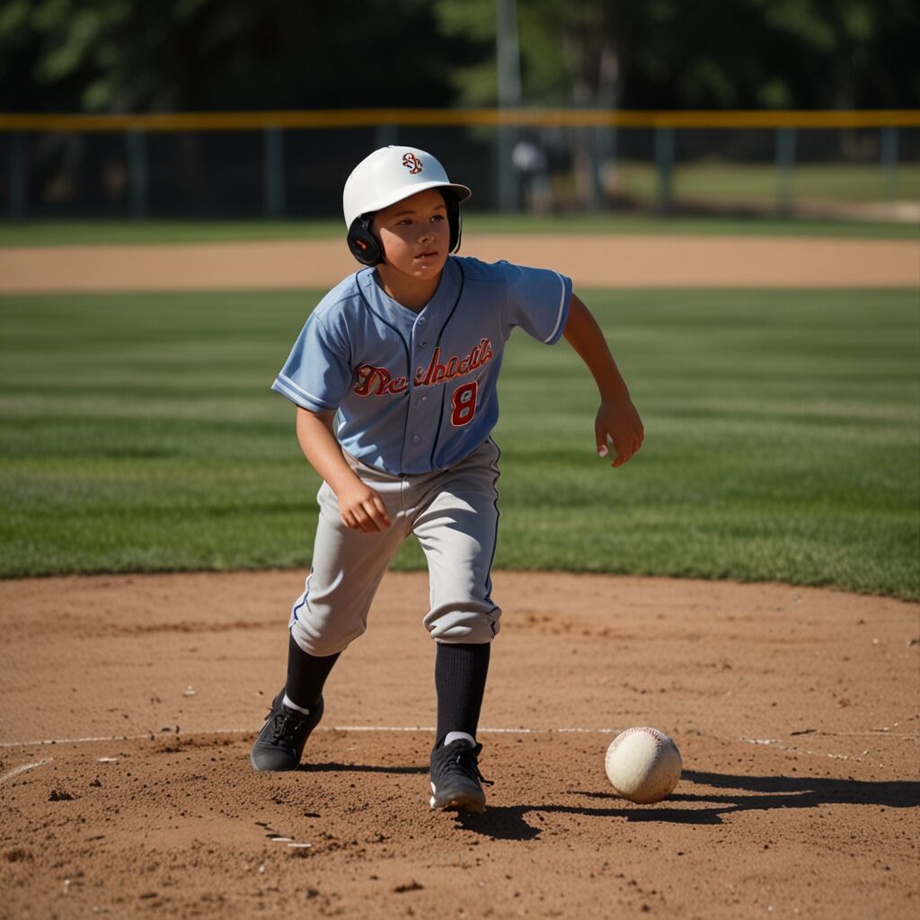 Baseball coach holding a meeting