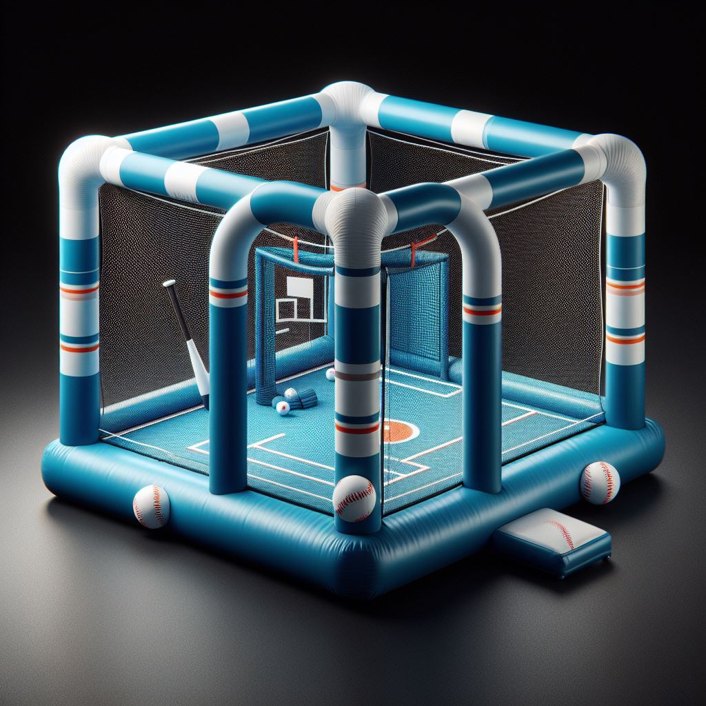 Coaches Using Batting Cage