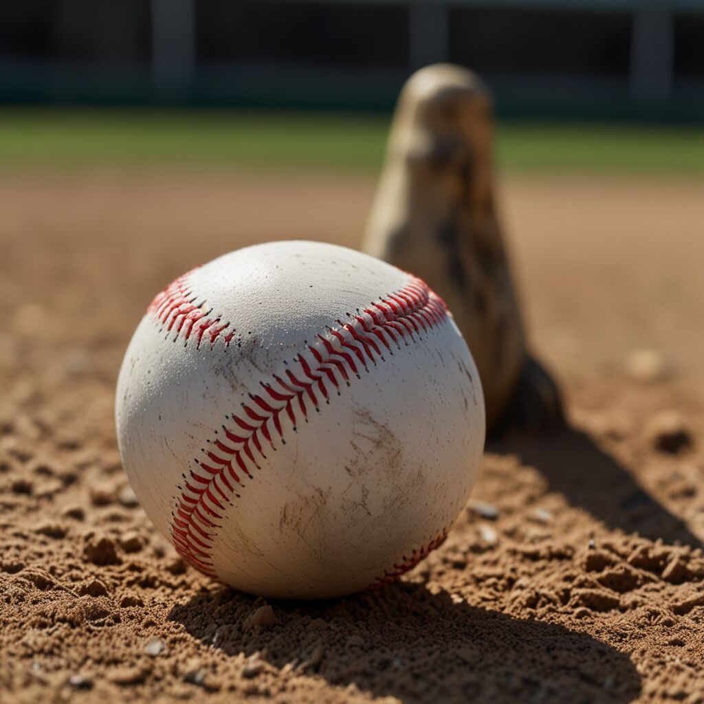Player catching a fly ball