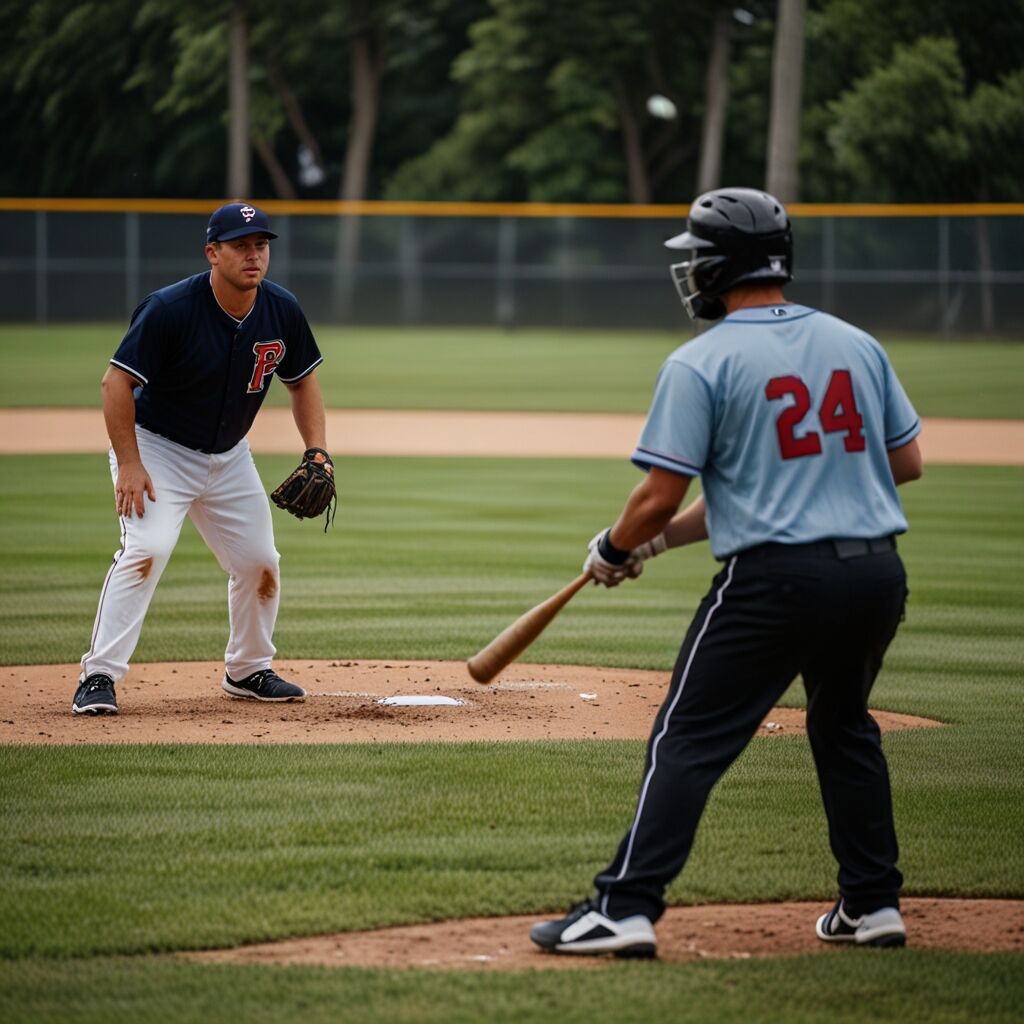 Field testing baseball helmets
