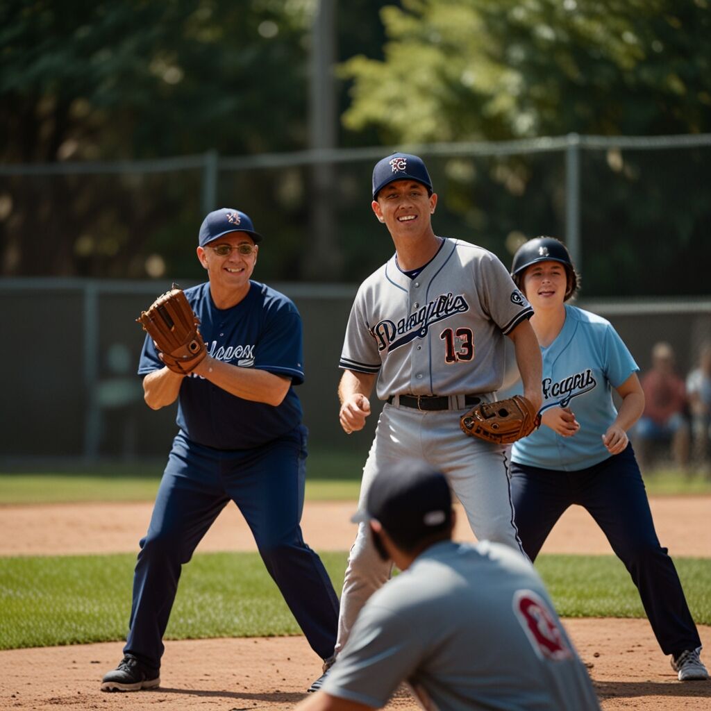 Player holding bat in stance